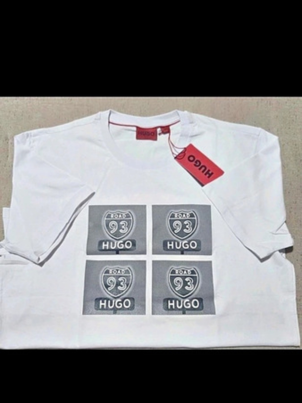 HUGO Short Sleeve Graphic Tee NWT in White